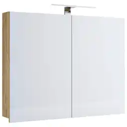 Möbelix Spiegelschrank Badinos mit Led 2-Türig BxHxT: 60x59,2x12 cm Angebot