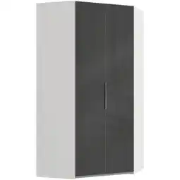Möbelix Eckschrank 120cm Level, Grau/weiß Angebot
