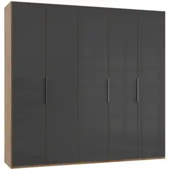 Möbelix Drehtürenschrank 250cm Level, Grau/eiche Dekor Angebot