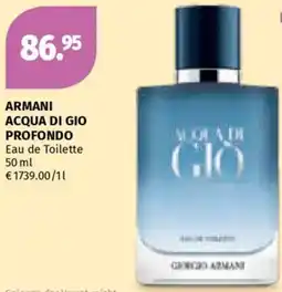 Müller Armani acqua di gio profondo Angebot