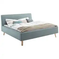 Möbelix Polsterbett Frieda 180x200cm Hellblau Angebot