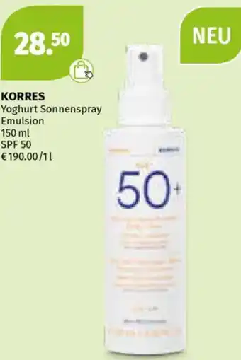 Müller Yoghurt Sonnenspray Emulsion Angebot