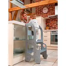 Möbelix Hochstuhl Car Step Stool Aus Holz Grau Angebot