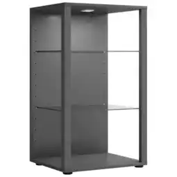 Möbelix Vitrine Glasol Xxl B: 52 Cm Stehend Anthrazit Angebot