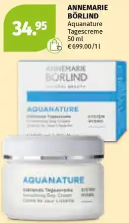 Müller Aquanature Tagescreme Angebot
