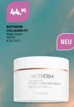 Müller Biotherm collagen fit body cream Angebot