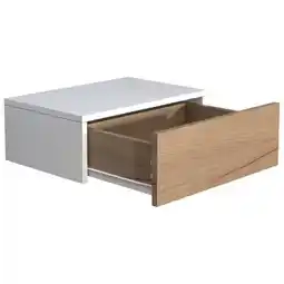 Möbelix Nachtkästchen Usal M B: 45 Cm Weiß/eiche Dekor Angebot