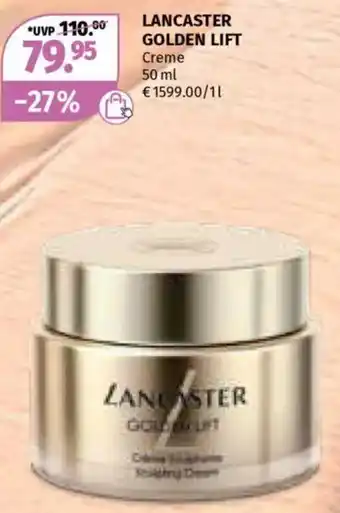 Müller Lancaster golden lift creme Angebot