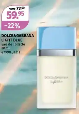 Müller Dolce&gabbana light blue Angebot