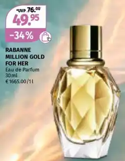 Müller Rabanne million gold for her Angebot