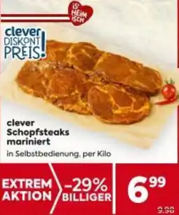 Billa clever Schopfsteaks mariniert Angebot