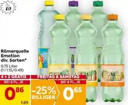 Billa Römerquelle Emotion div. Sorten Angebot