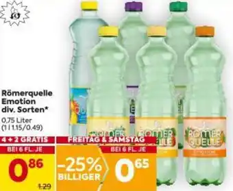 Billa Römerquelle Emotion div. Sorten Angebot