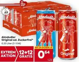Billa Almdudler Original od. Zuckerfrei Angebot