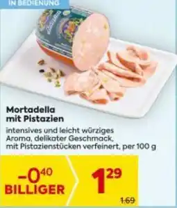 Billa Mortadella mit Pistazien Angebot