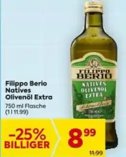 Billa Filippo Berio Natives Olivenöl Extra Angebot