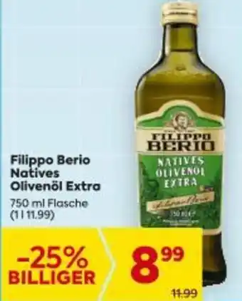 Billa Filippo Berio Natives Olivenöl Extra Angebot