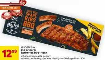 Billa Hofstädter Die GRILLEREI d Spareribs Duo-Pack Angebot