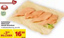 Billa Hofstädter Mehrwohl Hendl-Schnitzel Angebot