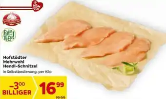 Billa Hofstädter Mehrwohl Hendl-Schnitzel Angebot