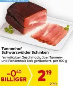Billa Tannenhof Schwarzwälder Schinken Angebot