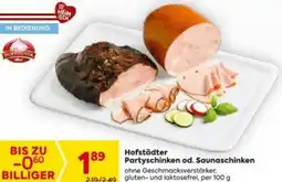 Billa Hofstädter Partyschinken od. Saunaschinken Angebot