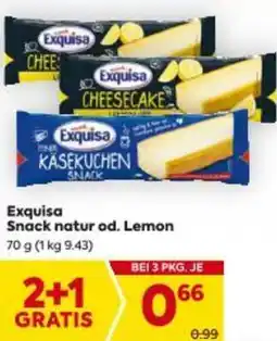 Billa Exquisa Snack natur od. Lemon Angebot
