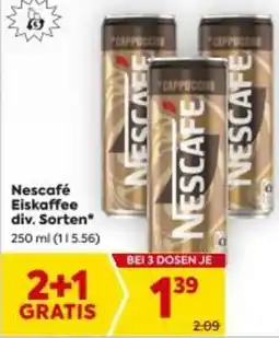 Billa Nescafé Eiskaffee div. Sorten Angebot