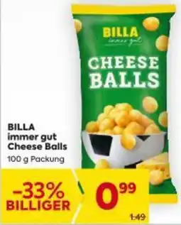 Billa immer gut Cheese Balls Angebot