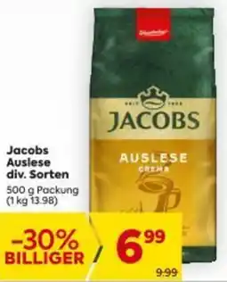 Billa Jacobs Auslese div. Sorten Angebot