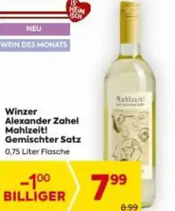 Billa Alexander Zahel Mahlzeit Gemischter Satz Angebot