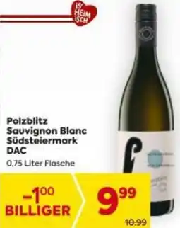 Billa Polzblitz Sauvignon Blanc Südsteiermark DAC Angebot