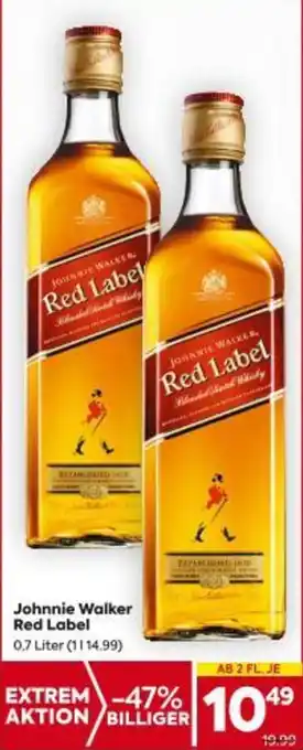 Billa Johnnie Walker Red Label Angebot