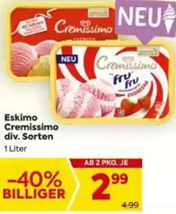 Billa Eskimo Cremissimo div. Sorten Angebot