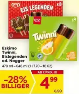 Billa Eskimo Twinni, Eislegenden od. Nogger Angebot