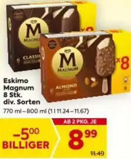 Billa Eskimo Magnum 8 Stk. Angebot