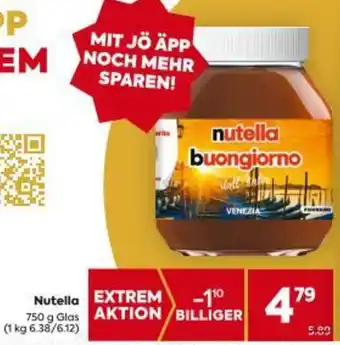 Billa nutella buongiorno Angebot