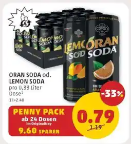PENNY ORAN SODA od. LEMON SODA Angebot