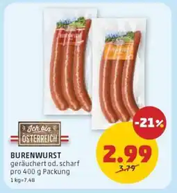 PENNY BURENWURST Angebot