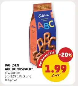 PENNY BAHLSEN ABC BONUSPACK Angebot