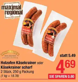 Maximarkt Staudinger´s Holzofen-Käsekrainer Angebot