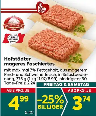 Billa Mageres faschiertes Angebot