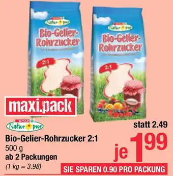 Maximarkt Spar Natur pur Bio-Gelierrohrzucker 2:1 Angebot