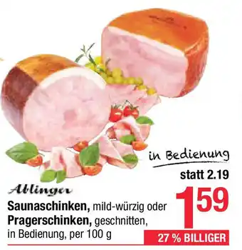 Maximarkt Ablinger saunaschinken Angebot