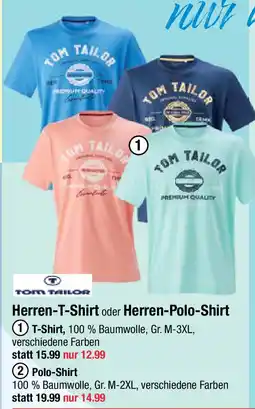 Maximarkt Tom Tailor Herren T-Shirts Angebot