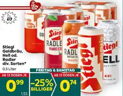 Billa Goldbräu, Hell od. Radler Angebot
