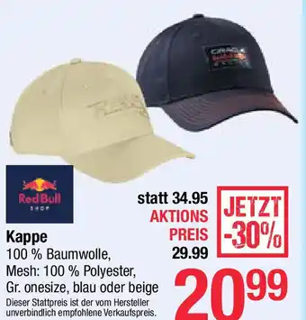 Maximarkt Red Bull Kappe Angebot