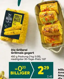 Billa Grillmais gegart Angebot