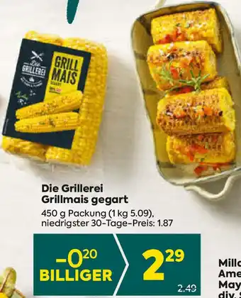 Billa Grillmais gegart Angebot