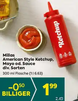 Billa American Style Ketchup, Mayo od. Sauce Angebot